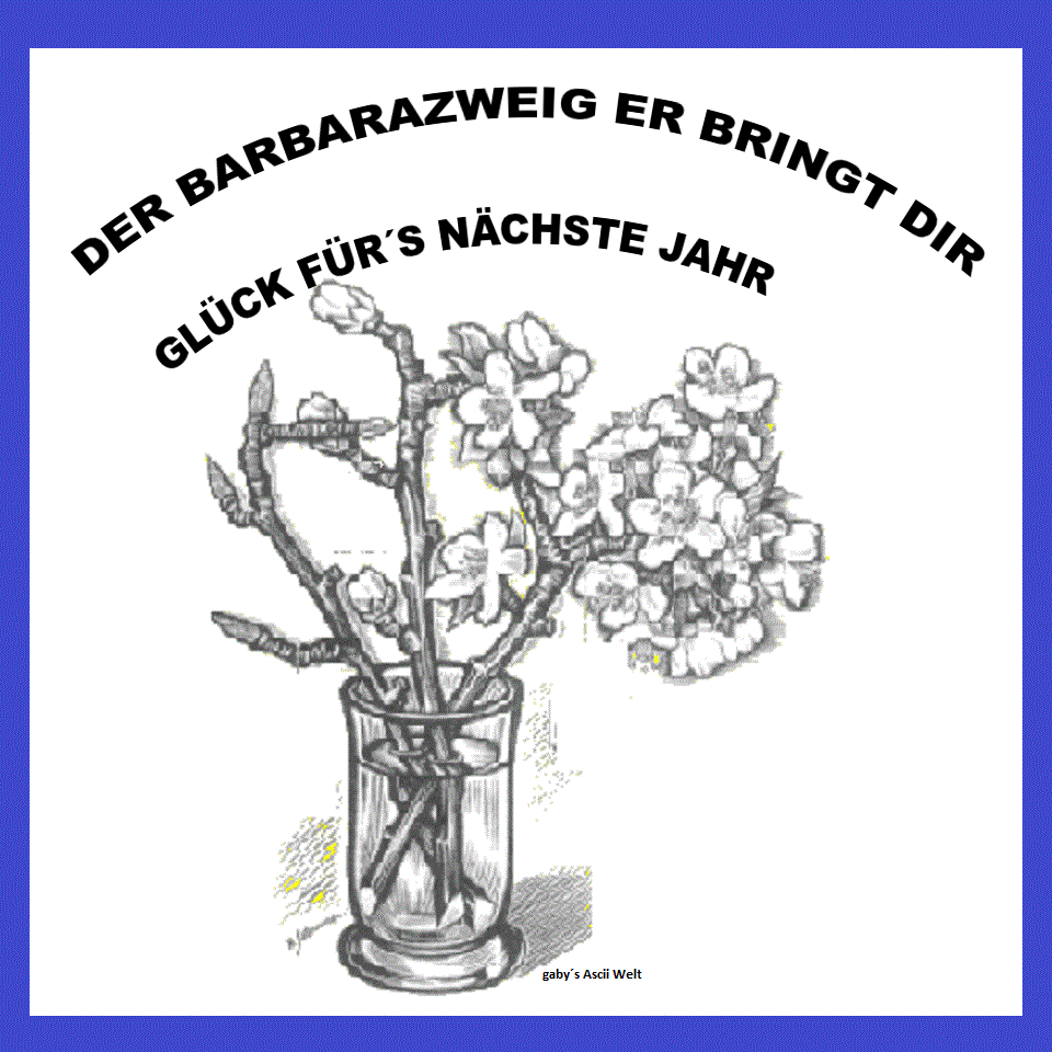 gbbilderclaudia 4. Dezember BarbaraTag