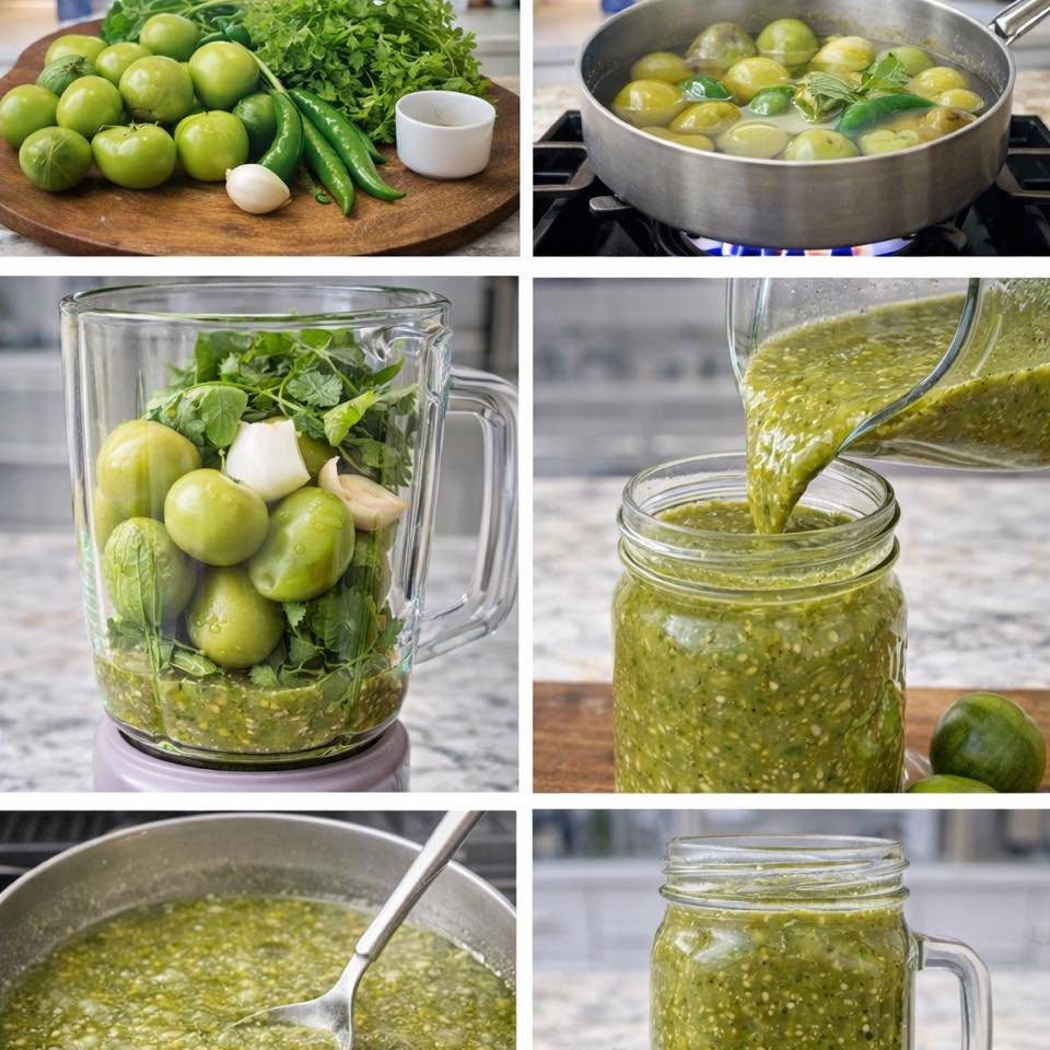 Salsa Verde com Coentros