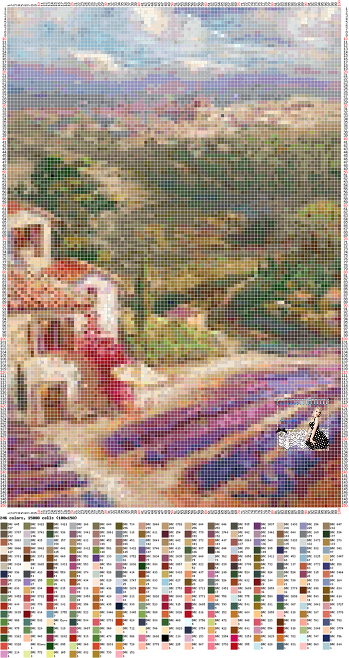Ponto de Cruz de Florença