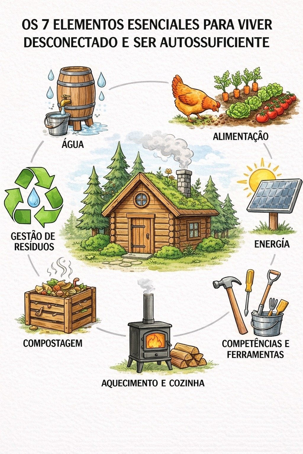 Como Viver Desconectado e Ser Autosuficiente