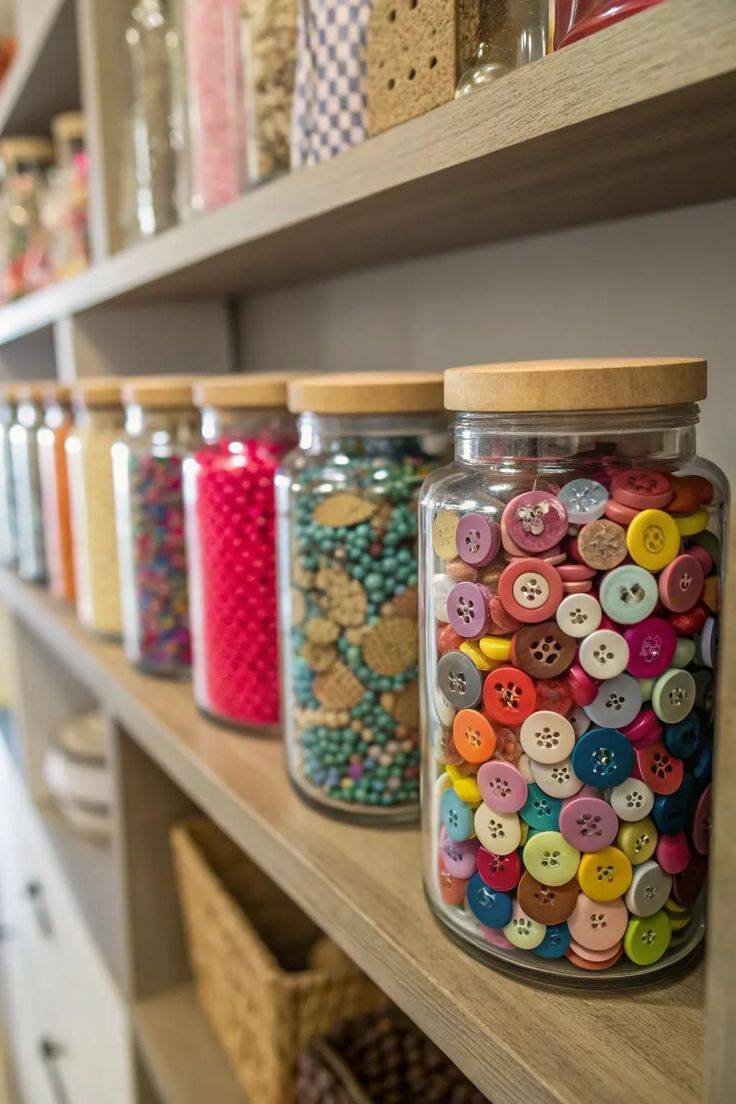 Organização de Materiais de Artesanato