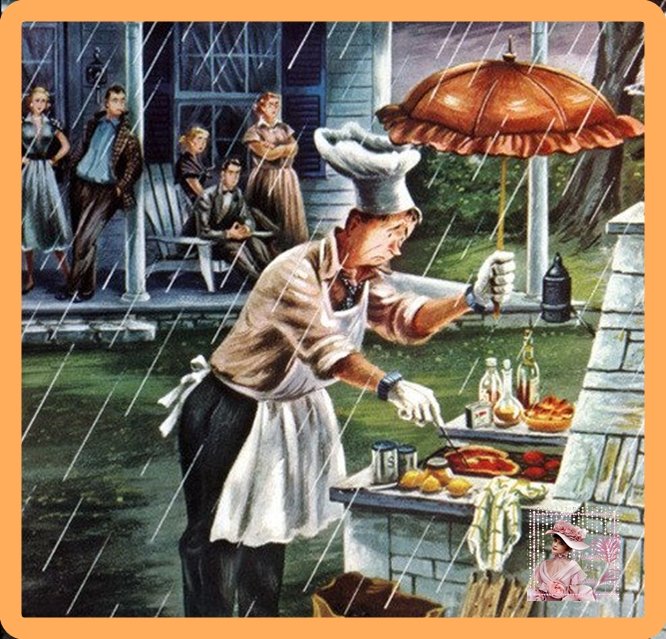 Churrasco á Chuva