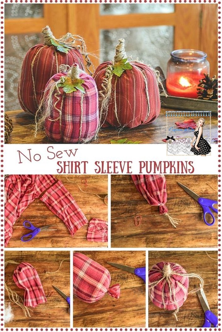 Aboboras Feitas de Tecido