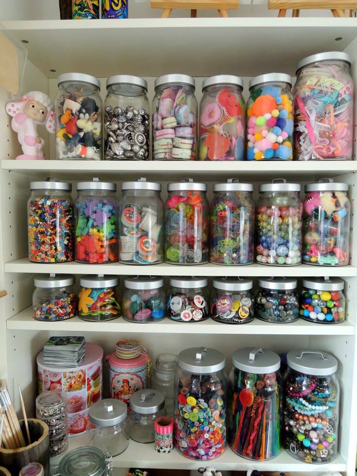 Organização de Materiais de Artesanato