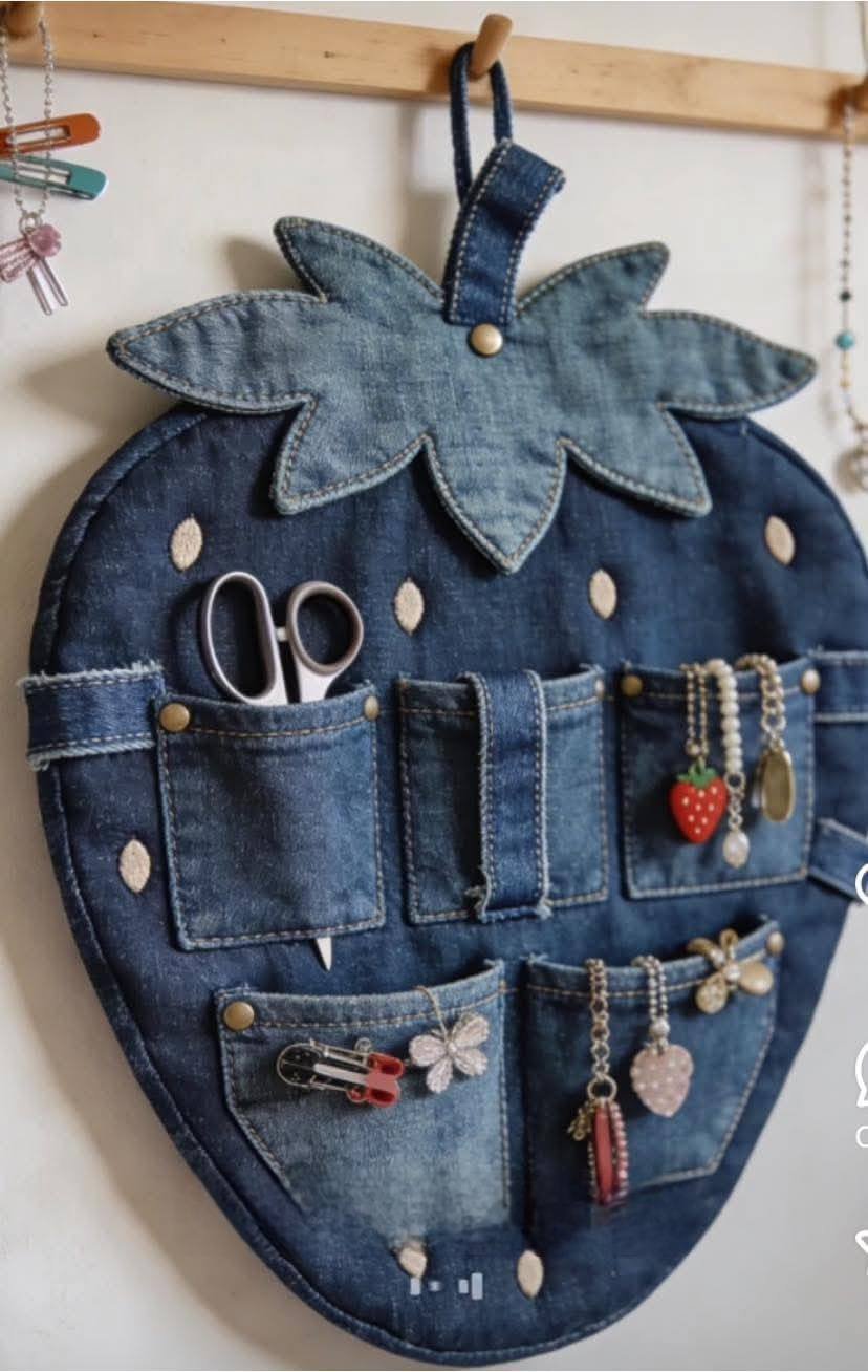 2 Ideias de Organizadores Com Jeans