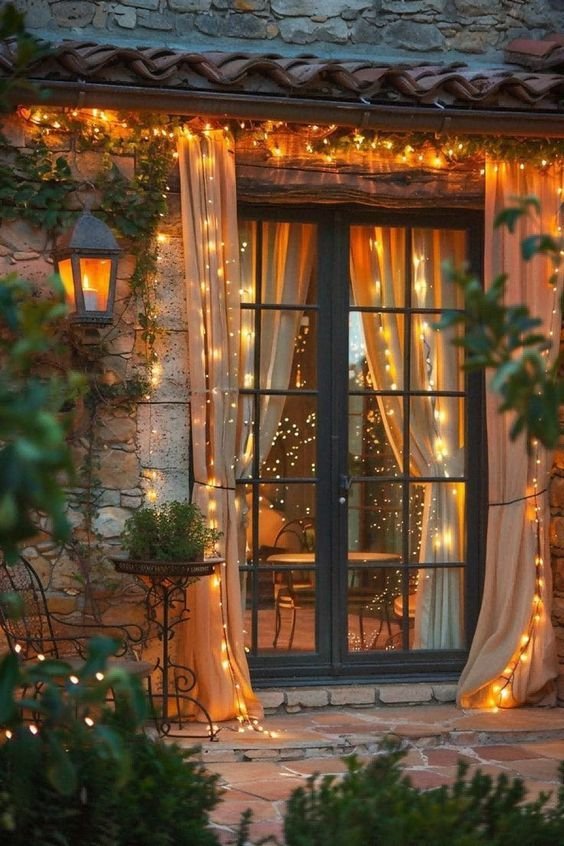 Decorando Com Luzes Este Outono